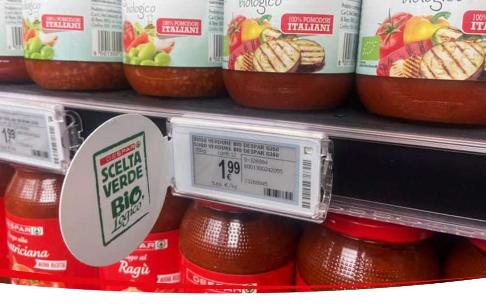 Etichette Elettroniche Mima alla nuova Despar di Castelrotto